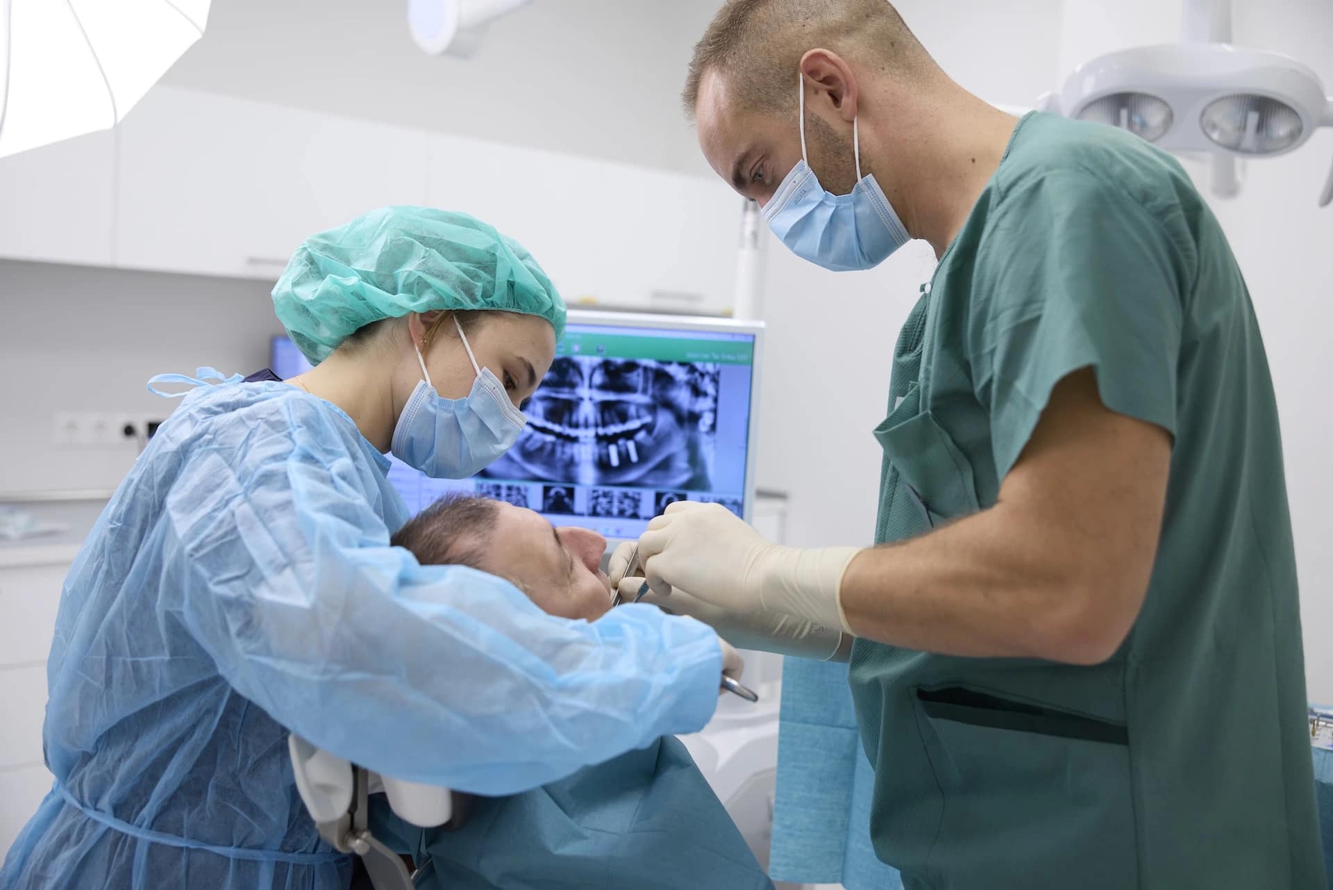 Painless oral surgery