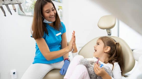 Children's dental examination