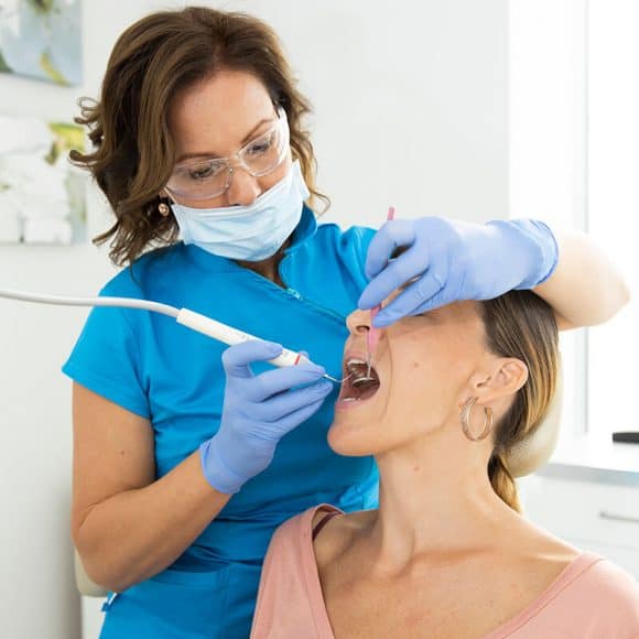 Professional scaling treatment